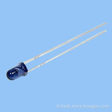 Infrared LED emitter with standard T-1 package and 880nm peak wavelength